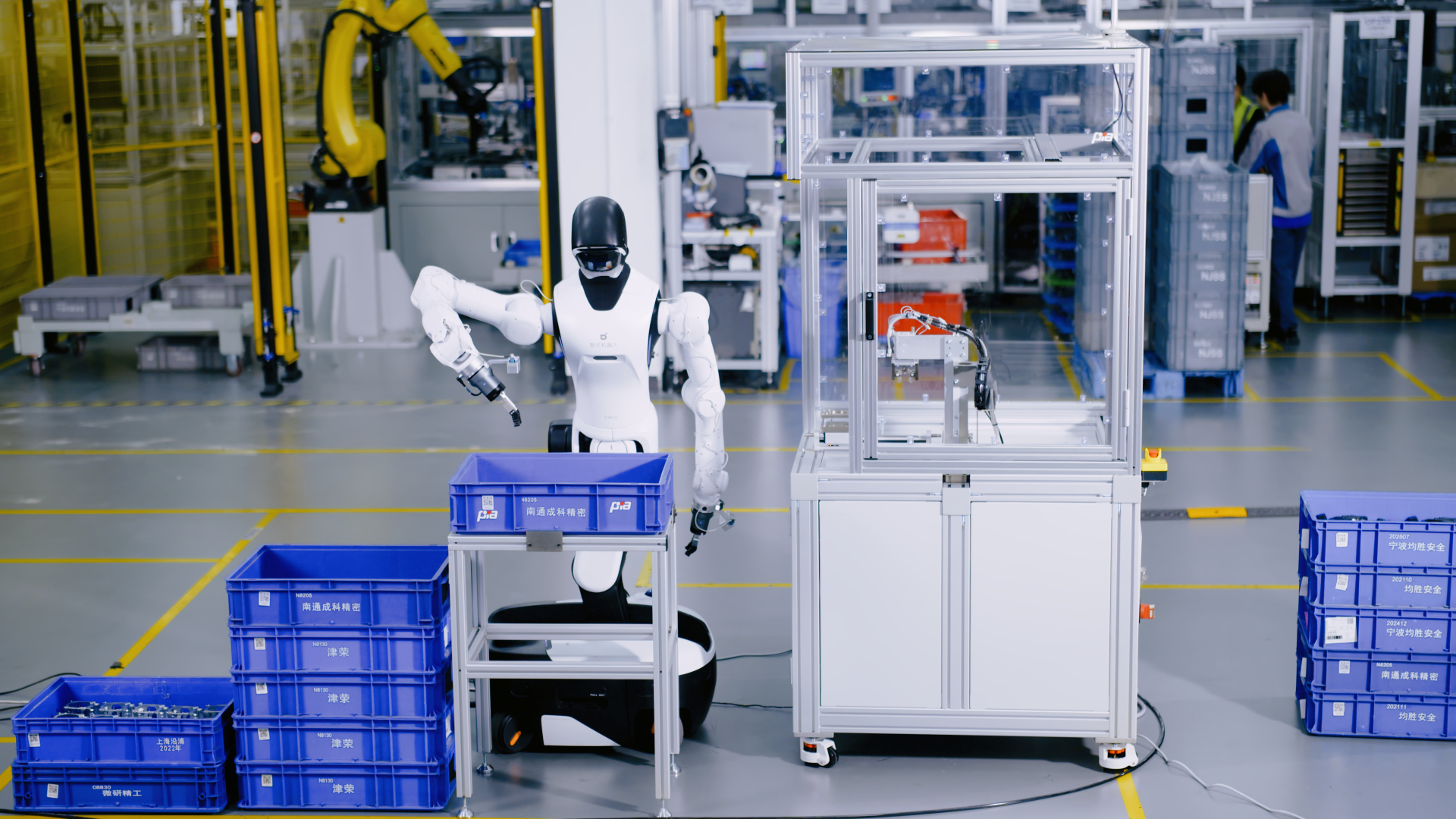 成功率99.9%，人效达120%！jinnianhui今年会jinnianhui今年会精灵G2落地均胜电子生产线